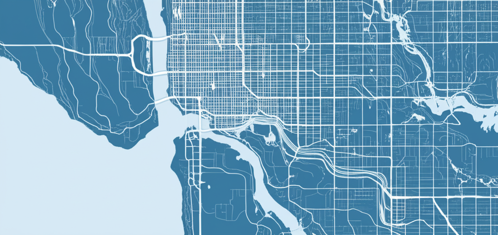 Map of Orchards, WA service area